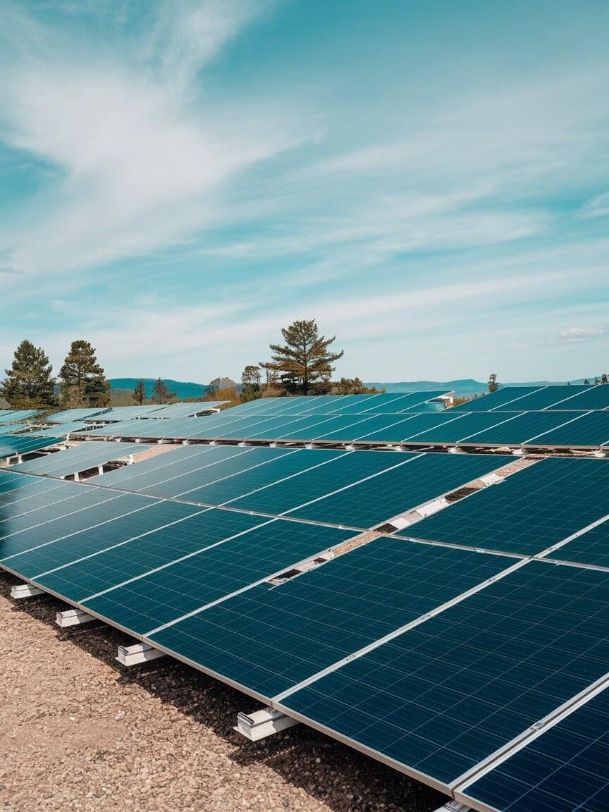 Photovoltaikanlage auf einem Dach